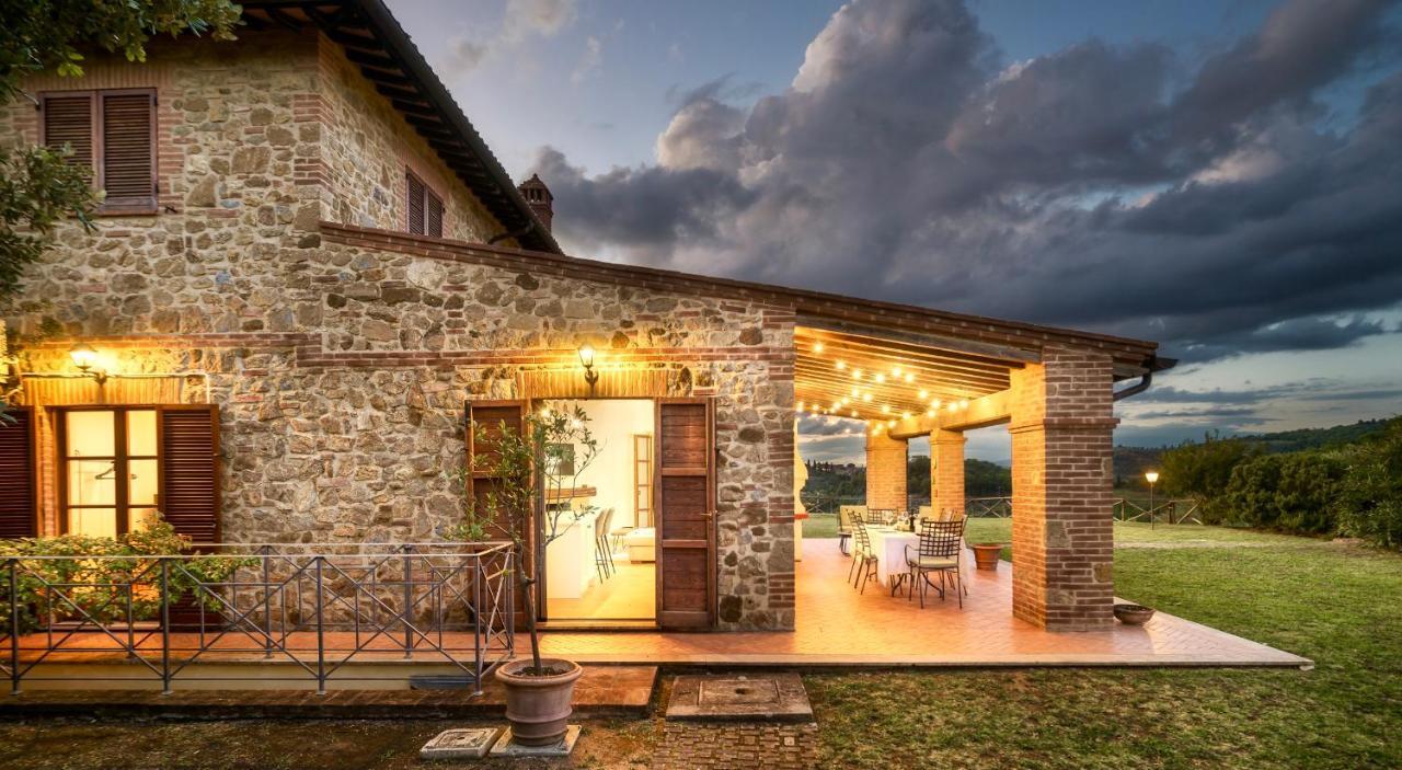 Casa Ora D'Oro - Panoramic Views / Pool / Private Garden Vila Trequanda Exterior foto