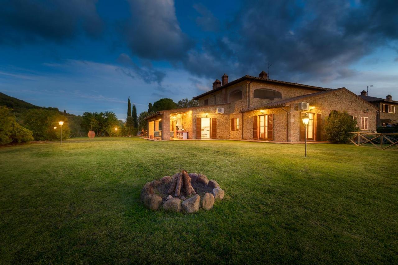Casa Ora D'Oro - Panoramic Views / Pool / Private Garden Vila Trequanda Exterior foto